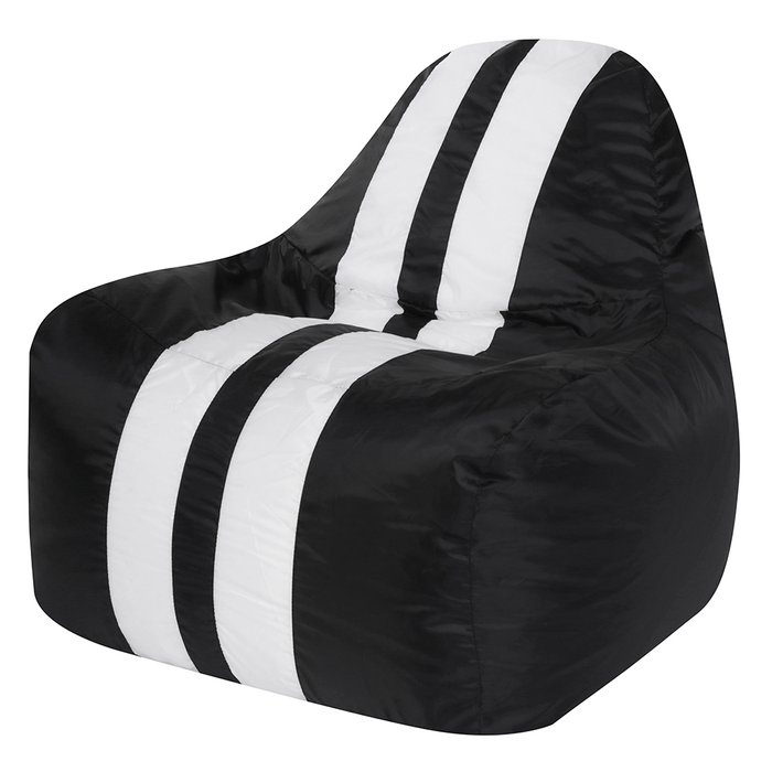Кресло Спорт черно-белого цвета