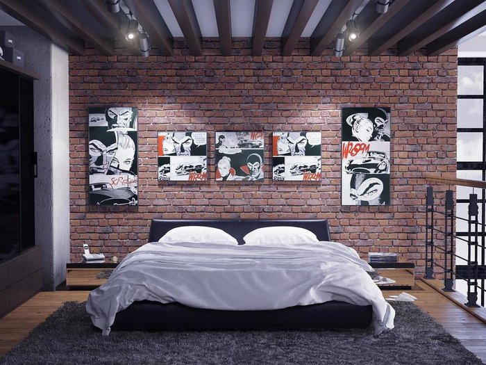 Кровать Vatta черного цвета с подъемным механизмом 160x200 - лучшие Кровати для спальни в INMYROOM