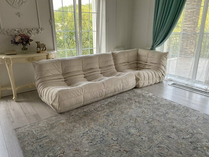 Бескаркасный диван Чилаут бежевого цвета - лучшие Бескаркасная мебель в INMYROOM