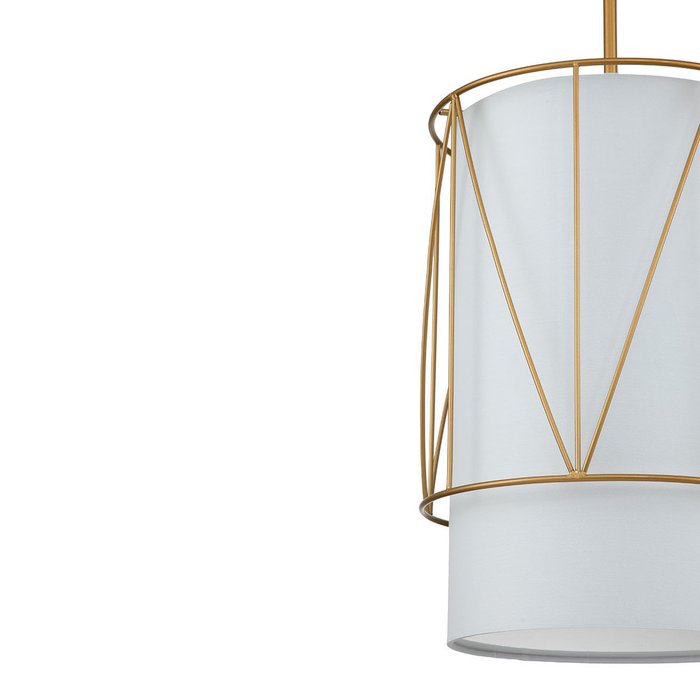 Подвесной светильник Charme бело-золотого цвета - лучшие Подвесные светильники в INMYROOM