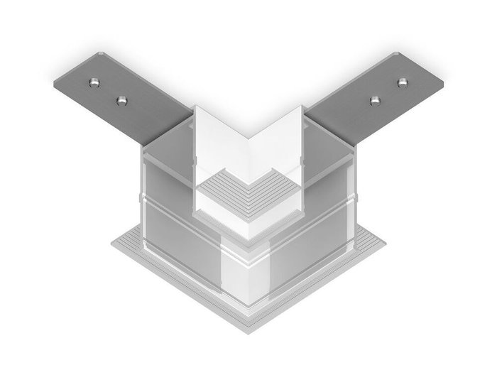 Коннектор угловой Ambrella Light Magnetic 220V GL1039 - купить Соединитель (коннектор) для треков по цене 905