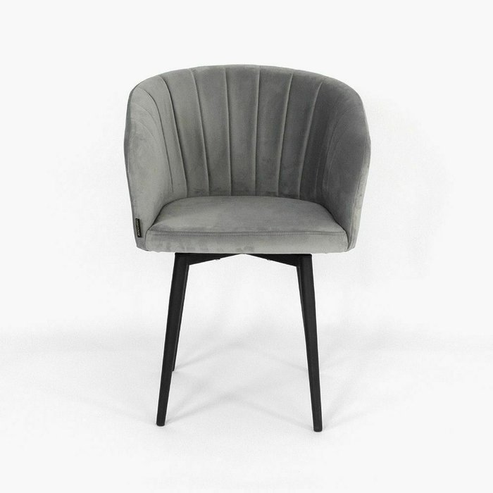 Стул вращающийся Гарда Нью серого цвета - купить Обеденные стулья по цене 14990.0