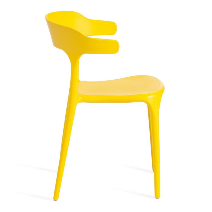 Набор из четырех стульев Ton желтого цвета - лучшие Обеденные стулья в INMYROOM