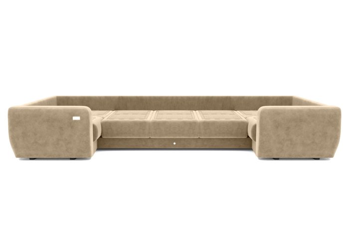 Модульный диван-кровать темно-бежевого цвета - купить Угловые диваны по цене 470000.0
