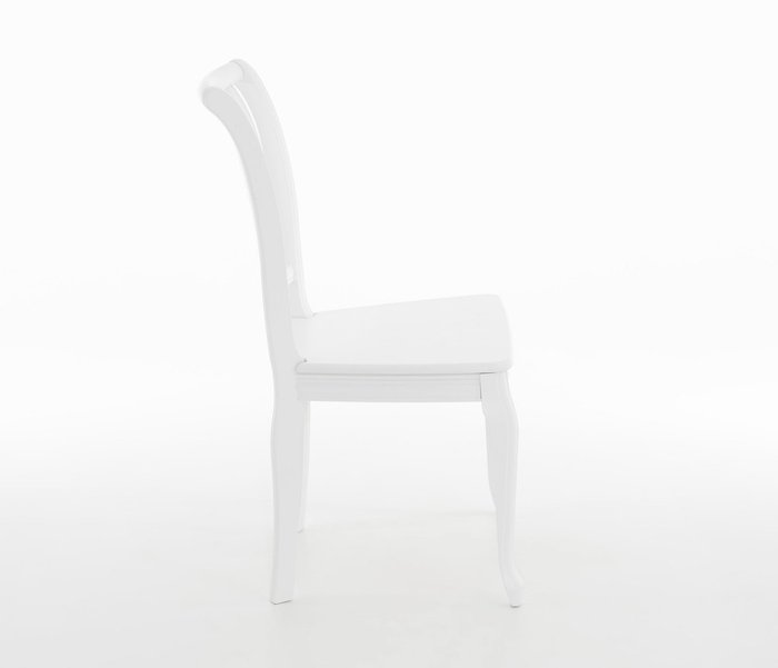 Стул Кабриоль белого цвета - лучшие Обеденные стулья в INMYROOM