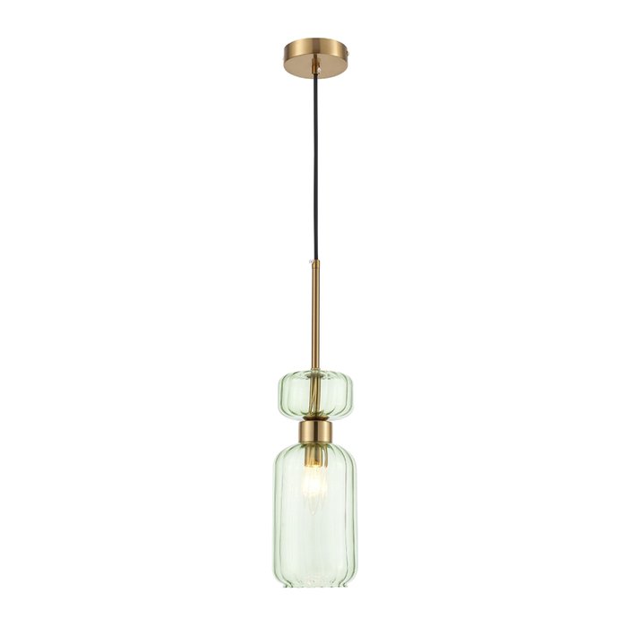 Подвесной светильник Gloss 1141/1S Green (стекло, цвет зеленый) Подвесной светильник Gloss 1141/1S Green (стекло, цвет зеленый)
