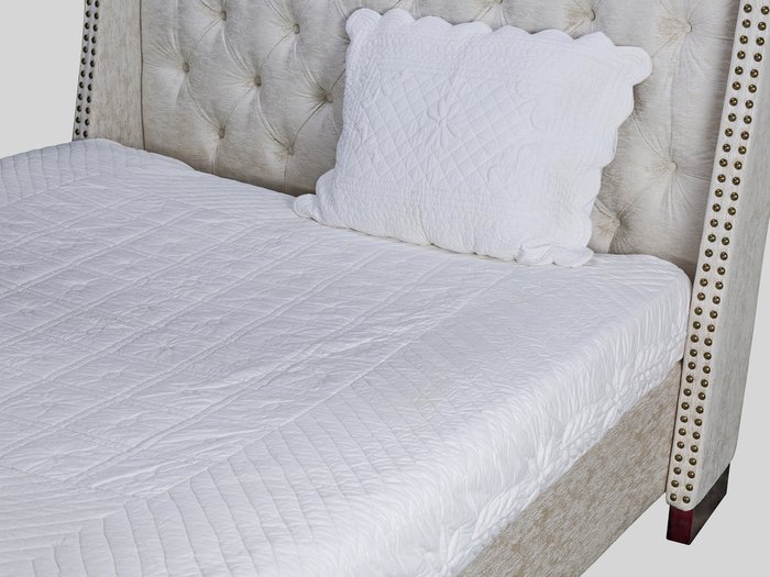 Кровать декорирована молдингами 160х200 - лучшие Кровати для спальни в INMYROOM