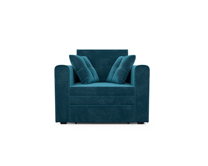 Кресло-кровать Санта сине-зеленого цвета - купить Интерьерные кресла по цене 21890.0
