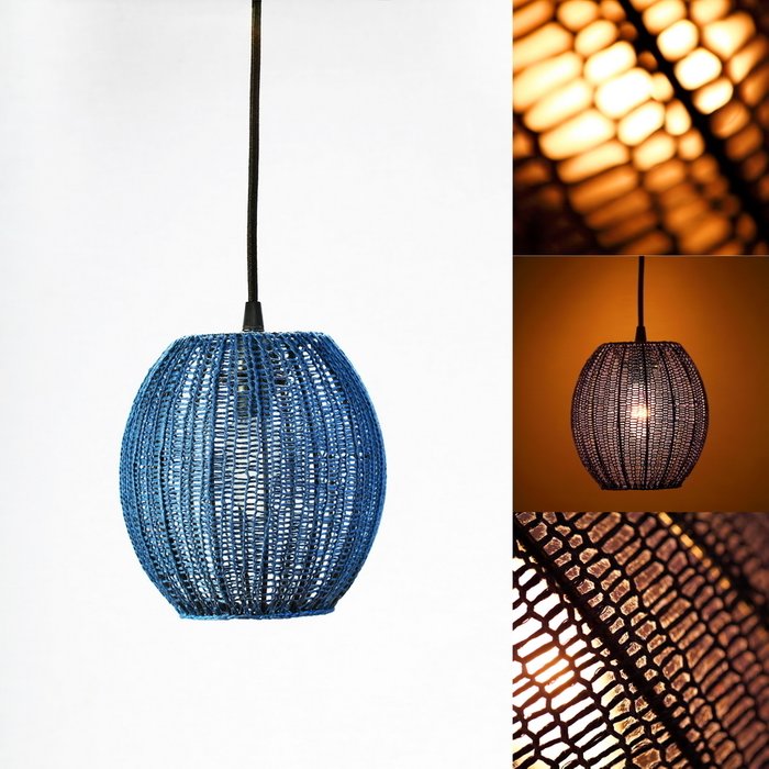 Подвесной светильник Шар Маленький синий - лучшие Подвесные светильники в INMYROOM