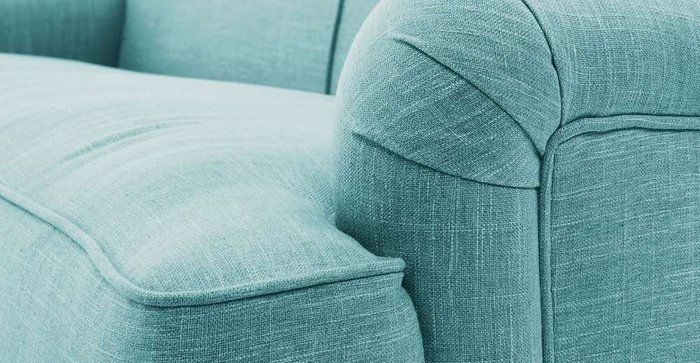 Раскладной диван Orson трехместный голубого цвета - лучшие Прямые диваны в INMYROOM