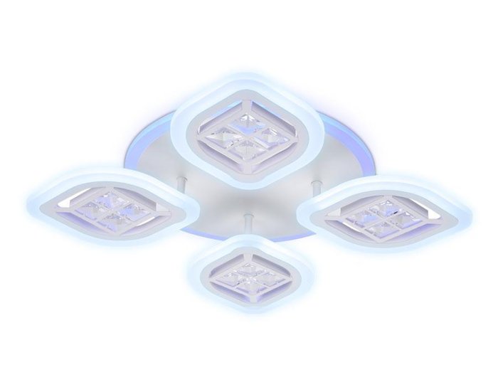 Потолочная светодиодная люстра Ice белого цвета - лучшие Потолочные люстры в INMYROOM