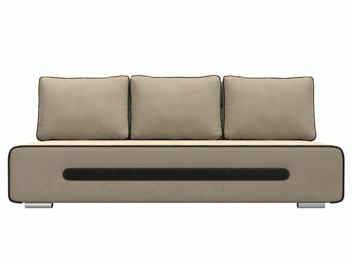 Прямой диван-кровать Приам бежевого цвета - купить Прямые диваны по цене 35999.0