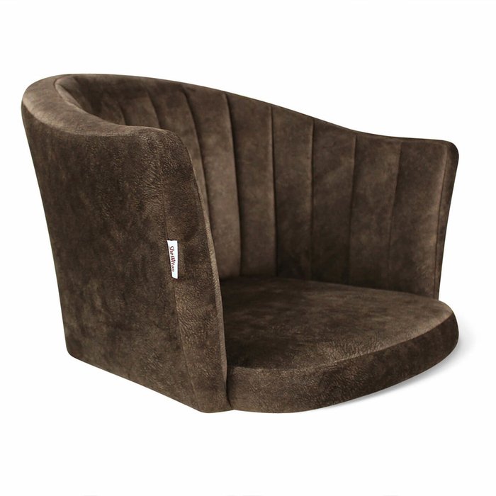 Обеденный стул-кресло Tejat коричневого цвета - купить Обеденные стулья по цене 18105.0