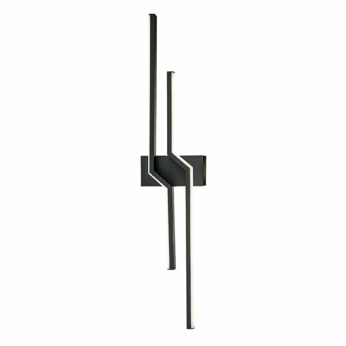 Настенный светильник Rail 10219/2LED Black (металл, цвет черный) Настенный светильник Rail 10219/2LED Black (металл, цвет черный)