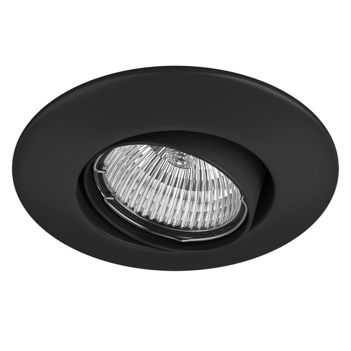 Встраиваемый светильник Lega L черного цвета - лучшие Встраиваемые споты в INMYROOM
