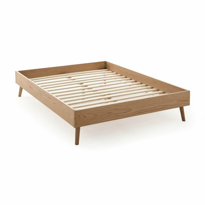 Кровать со спальным основанием Jimi 180x200 бежевого цвета - лучшие Кровати для спальни в INMYROOM