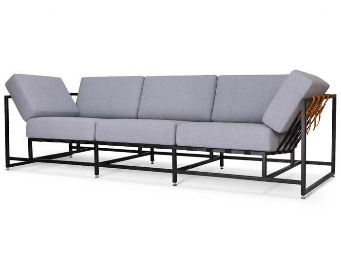Трехместный диван  Комфорт с обивкой из шерсти - купить Прямые диваны по цене 125000.0