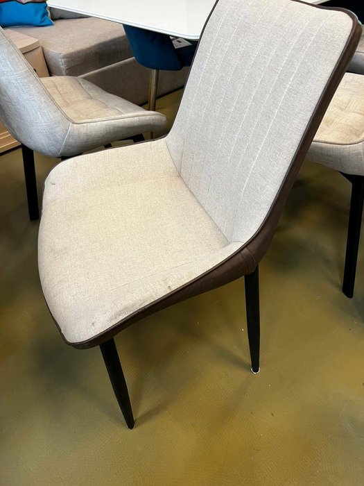 Обеденный стул Seda beige бежевого цвета - купить Обеденные стулья по цене 2815.0