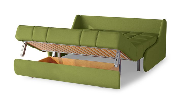 Диван-кровать Ван зеленого цвета - лучшие Прямые диваны в INMYROOM