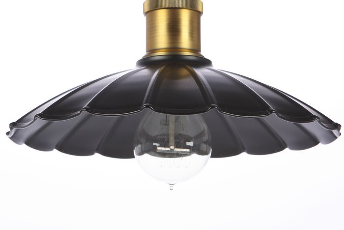 Подвесной светильник Flared черного цвета - купить Подвесные светильники по цене 4700.0