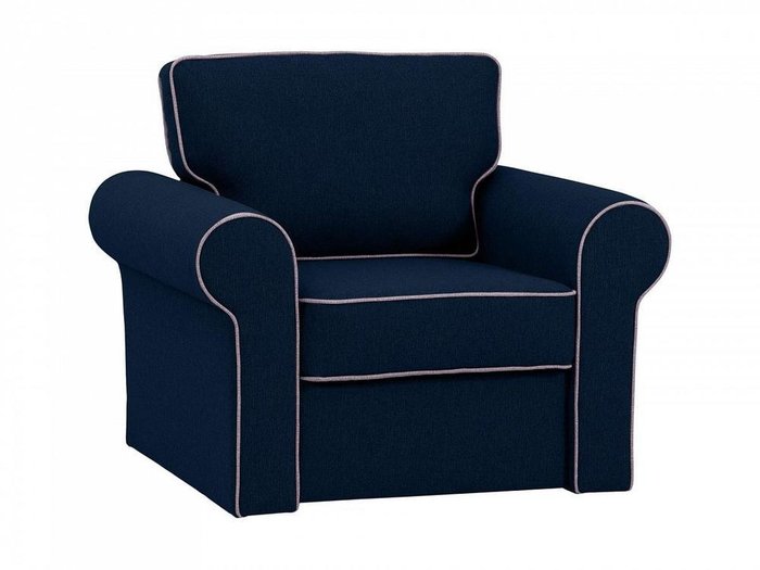 Кресло Murom темно-синего цвета - купить Интерьерные кресла по цене 43830.0