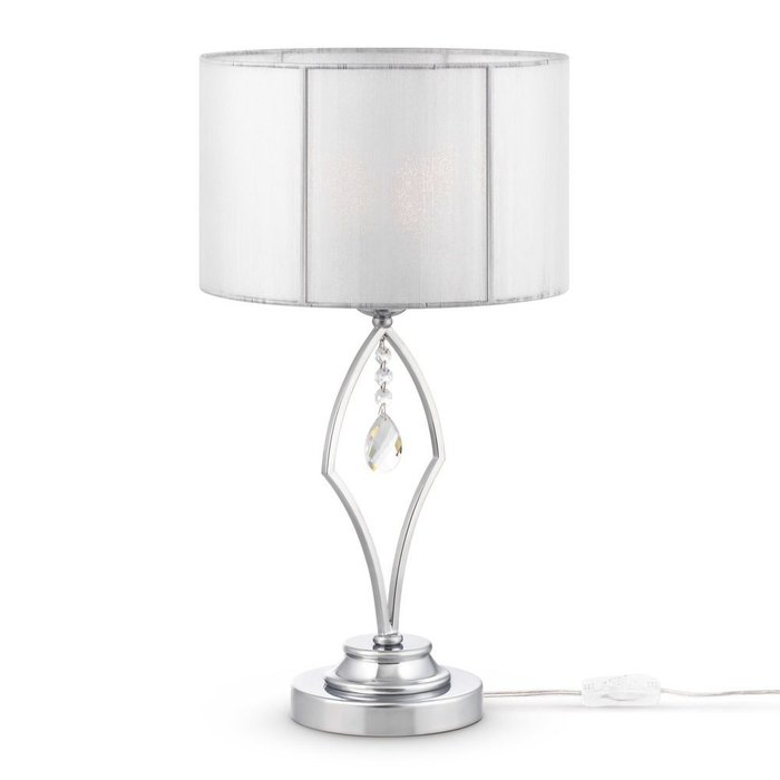 Настольная лампа Miraggio с белым абажуром - купить Настольные лампы по цене 9720.0