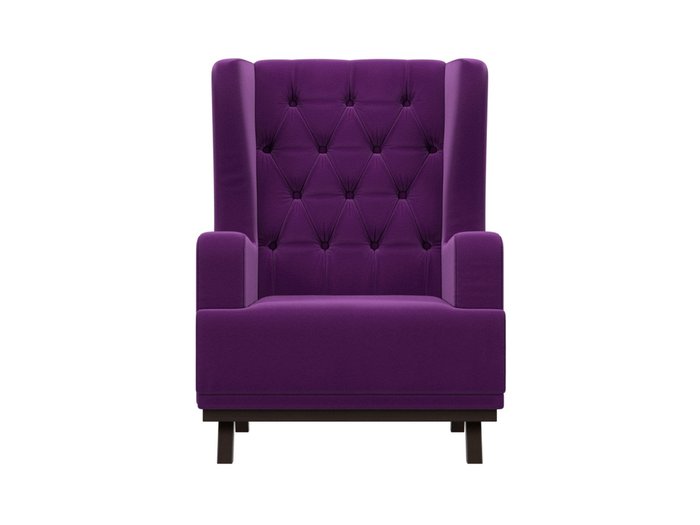 Кресло Джон Люкс фиолетового цвета - купить Интерьерные кресла по цене 21999.0