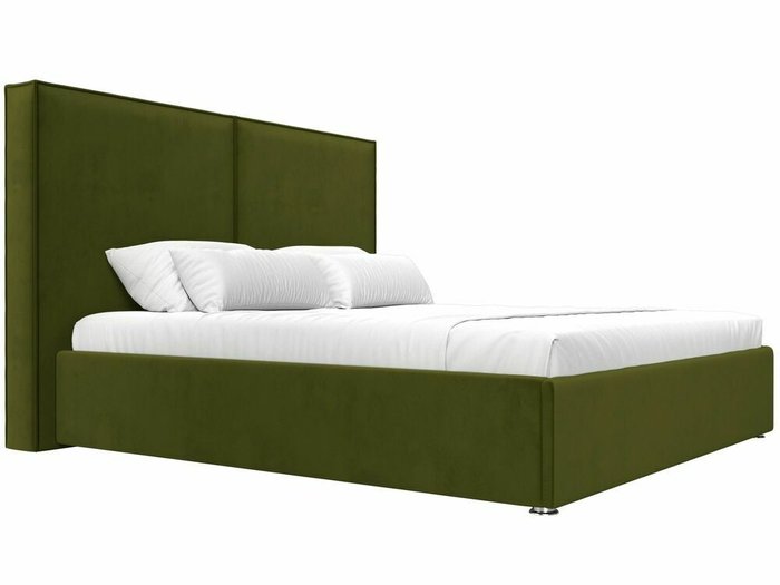 Кровать Аура 180х200 зеленого цвета с подъемным механизмом - лучшие Кровати для спальни в INMYROOM