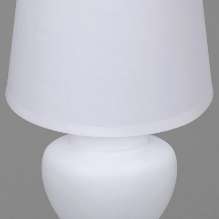 Настольная лампа 96201-0.7-01 WT (ткань, цвет белый) - лучшие Настольные лампы в INMYROOM