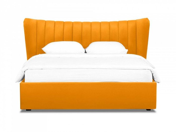 Кровать Queen Agata Lux 160х200 желтого цвета - купить Кровати для спальни по цене 94050.0