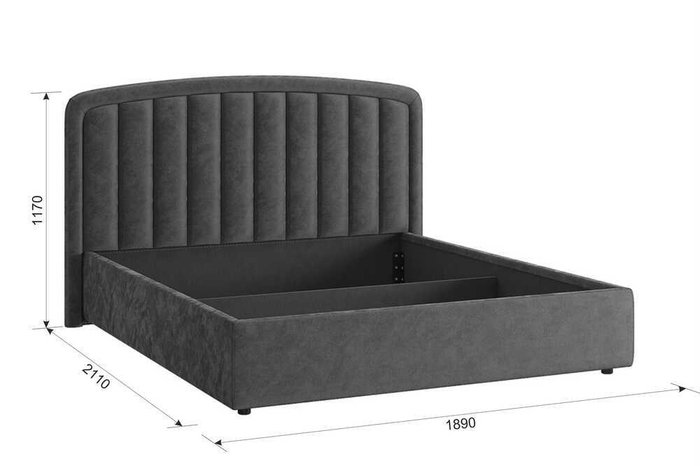 Кровать Сиена 2 160х200 желто-зеленого цвета без подъемного механизма  - лучшие Кровати для спальни в INMYROOM