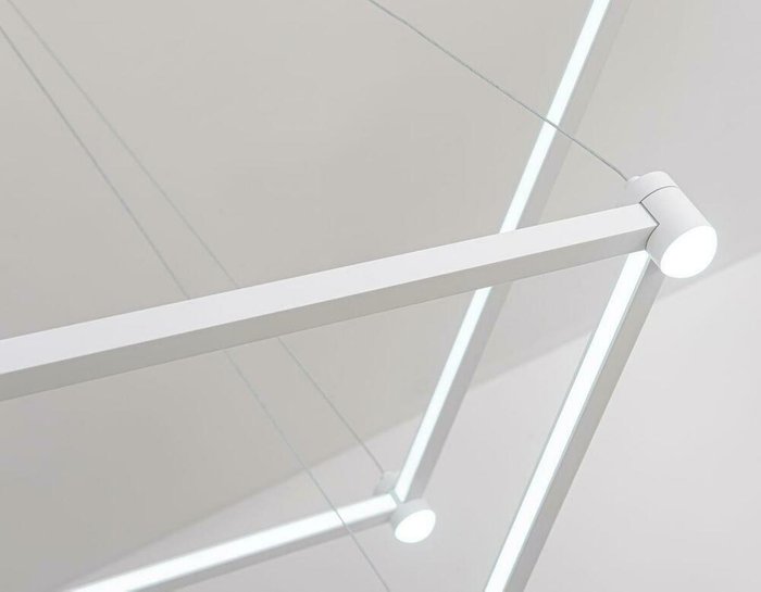 Подвесная светодиодная люстра Comfort Line белого цвета - купить Подвесные люстры по цене 27832.0