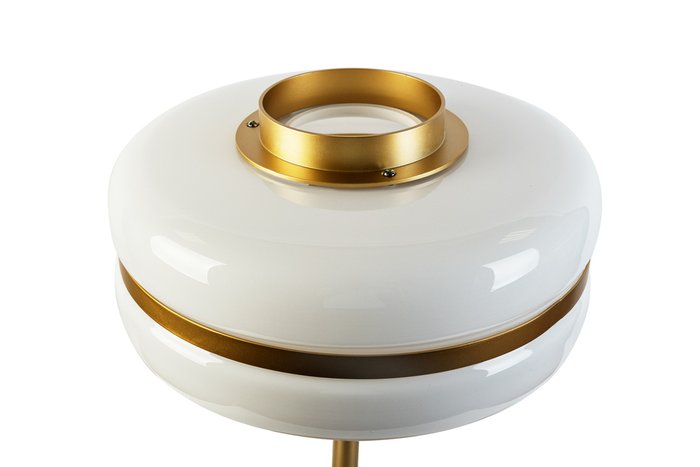 Лампа настольная с белым плафоном - купить Настольные лампы по цене 11712.0