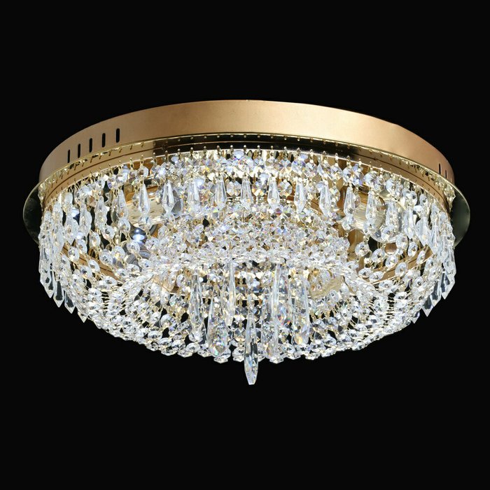Потолочный светильник Изольда золотого цвета - купить Подвесные люстры по цене 16740.0