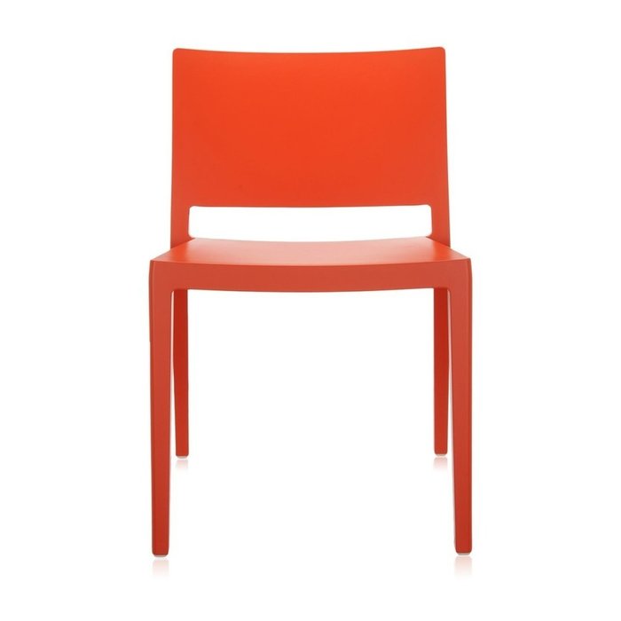 Стул Lizz Matt матово-оранжевого цвета - купить Обеденные стулья по цене 27118.0