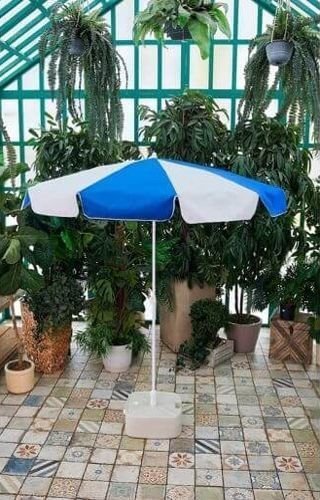 Зонт Breeze сине-белого цвета - лучшие Зонты и подставки в INMYROOM