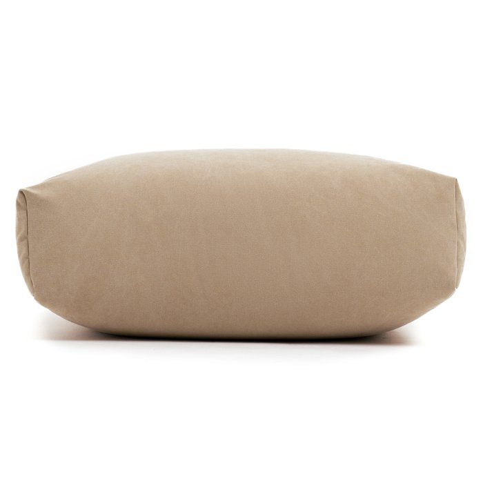Пуф-подушка XL из натурального хлопка бежевого цвета - лучшие Бескаркасная мебель в INMYROOM
