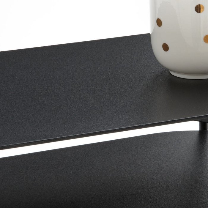 Ночной столик Oblone из металла черного цвета - лучшие Кофейные столики в INMYROOM