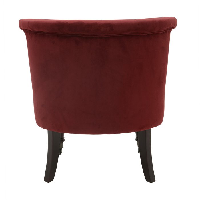 Кресло с обивкой из бордовой ткани  - лучшие Интерьерные кресла в INMYROOM