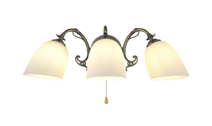 Бра Biene MR2524-3W (стекло, цвет белый) - купить Бра и настенные светильники по цене 6295