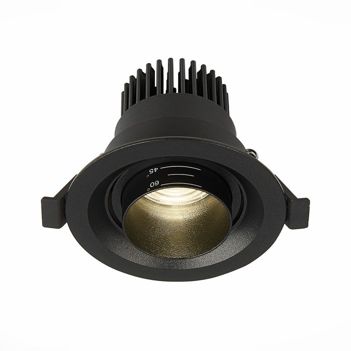 Встраиваемый светильник Zoom черного цвета - купить Встраиваемые споты по цене 1900.0