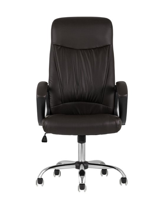 Офисное кресло Top Chairs Tower темно-коричневого цвета - лучшие Офисные кресла в INMYROOM