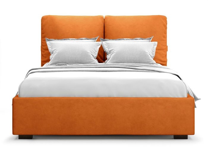 Кровать Trazimeno 140х200 оранжевого цвета - купить Кровати для спальни по цене 33000.0