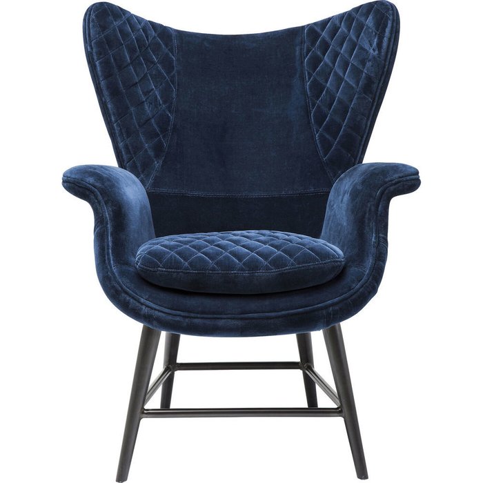 Кресло Tudor синего цвета