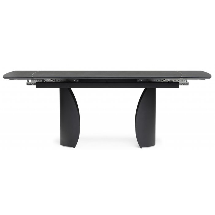 Раздвижной обеденный стол Готланд темно-серого цвета - лучшие Обеденные столы в INMYROOM