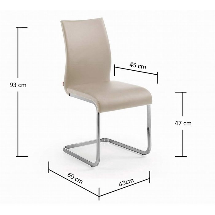 Стул Tribecca жемчужного цвета - купить Обеденные стулья по цене 11990.0