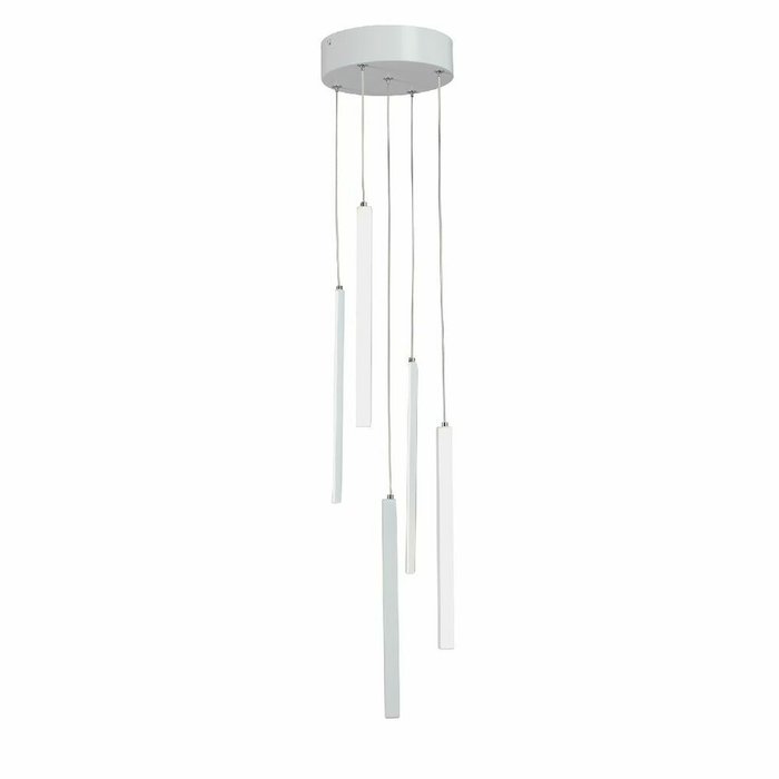 Подвесной светильник V3045-0/5S (металл, цвет белый) - купить Подвесные светильники по цене 11722.0
