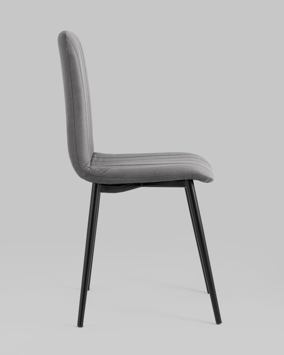 Стул Easy велюр темно-серый - лучшие Обеденные стулья в INMYROOM