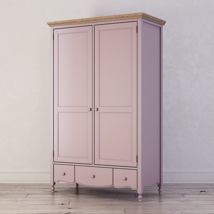 Шкаф двухстворчатый Leblanc лавандового цвета - купить Шкафы распашные по цене 277200.0