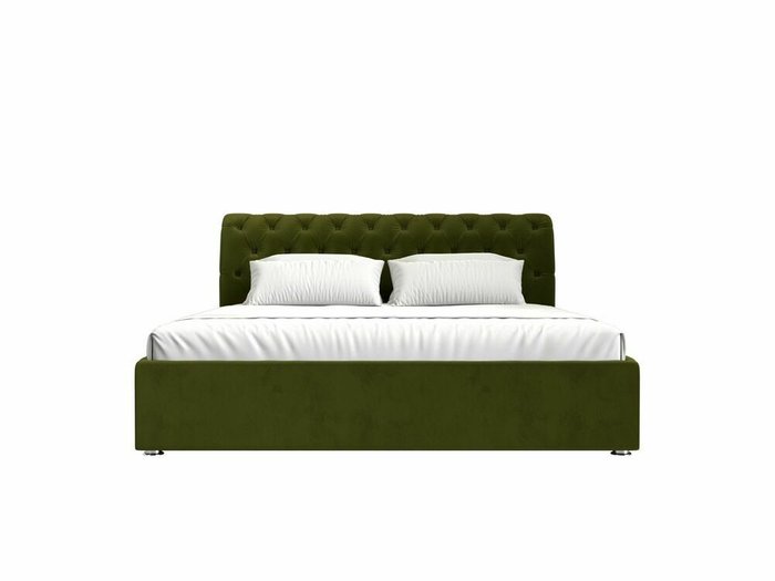Кровать Сицилия 160х200 зеленого цвета с подъемным механизмом - купить Кровати для спальни по цене 86999.0